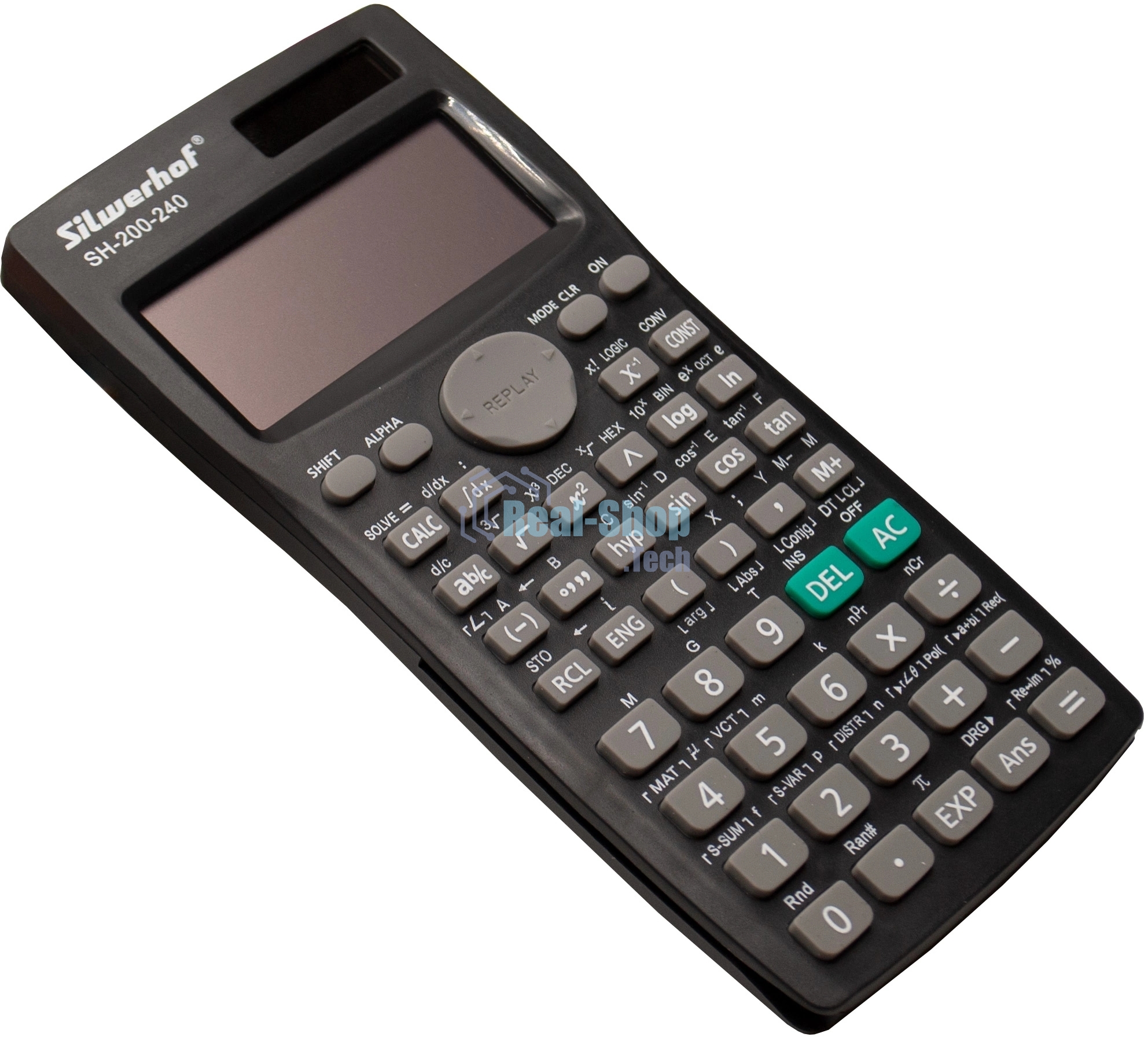 Калькулятор научный Silwerhof SH-200-240 черный 10-разр.