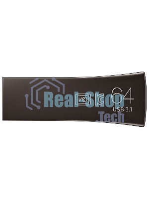 Флешка USB 64Gb USB Drive USB 3.1 Samsung BAR Plus (up to 300Mb/s) (MUF-64BE3/APC) серебристый