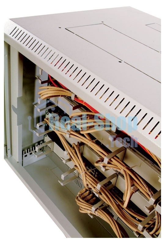 Шкаф телекоммуникационный настенный разборный 12U (600х650), съемные стенки, дверь стекло