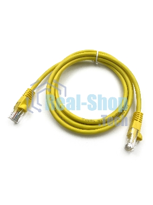 Патч-корд Buro UTP cat.5e 1.5м желтый RJ-45 (m)-RJ-45 (m)