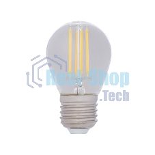 Лампа светодиодная филаментная Rexant Шарик GL45 9.5 Вт 950 Лм 4000K E27 прозрачная колба