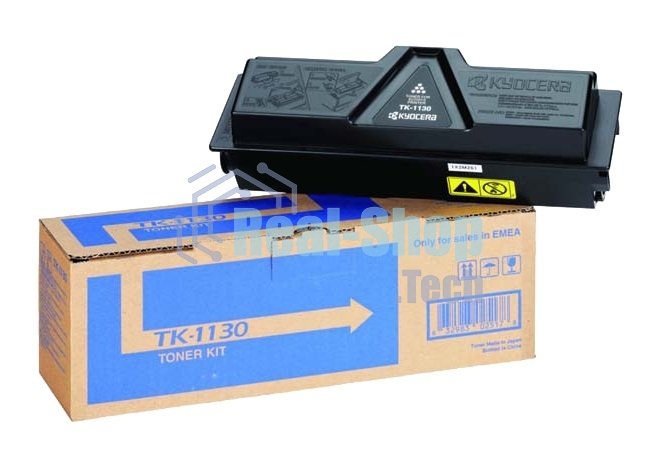 Картридж лазерный Kyocera TK-1130 (1T02MJ0NL0/1T02MJ0NLC) черный для FS-1030MFP/DP/1130MFP, M2030dn/PN/M2530dn 3000 стр.