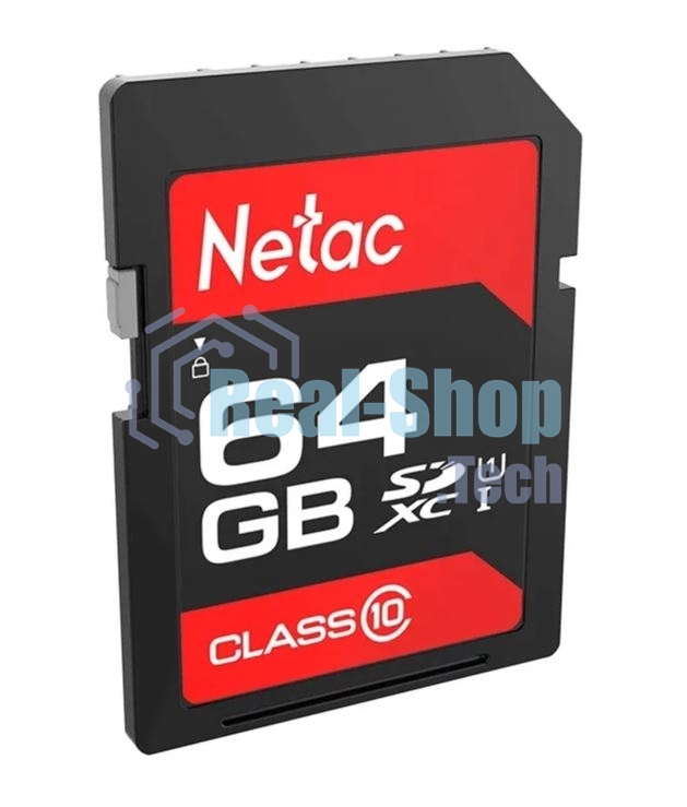 Флеш карта SDHC 64Gb Netac Class 10 UHS-I U1 P600 NT02P600STN-064G-R