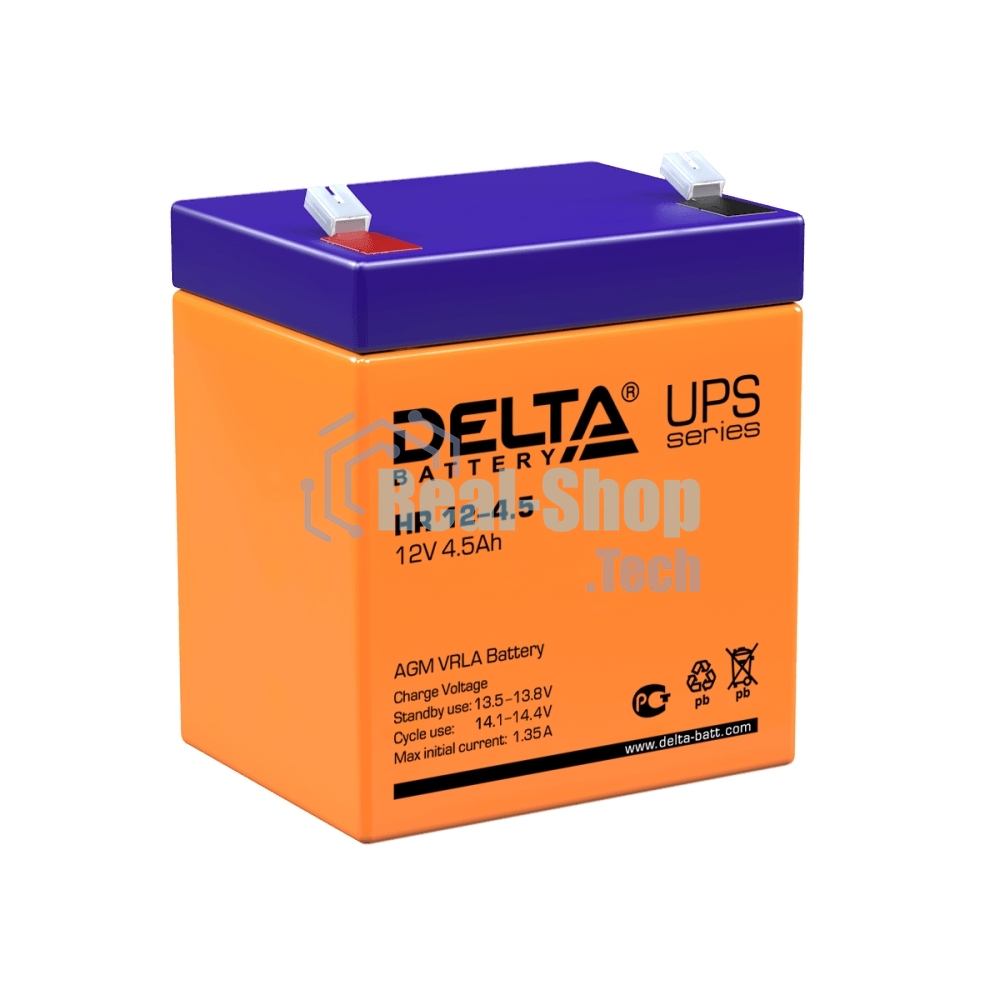 Батарея для ИБП Delta HR 12-4.5 (12V, 4.5Ah)