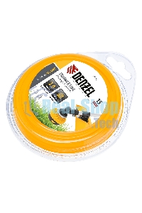 Леска для триммера Denzel квадрат 2 мм х 15 м, блистер FLEX CORD