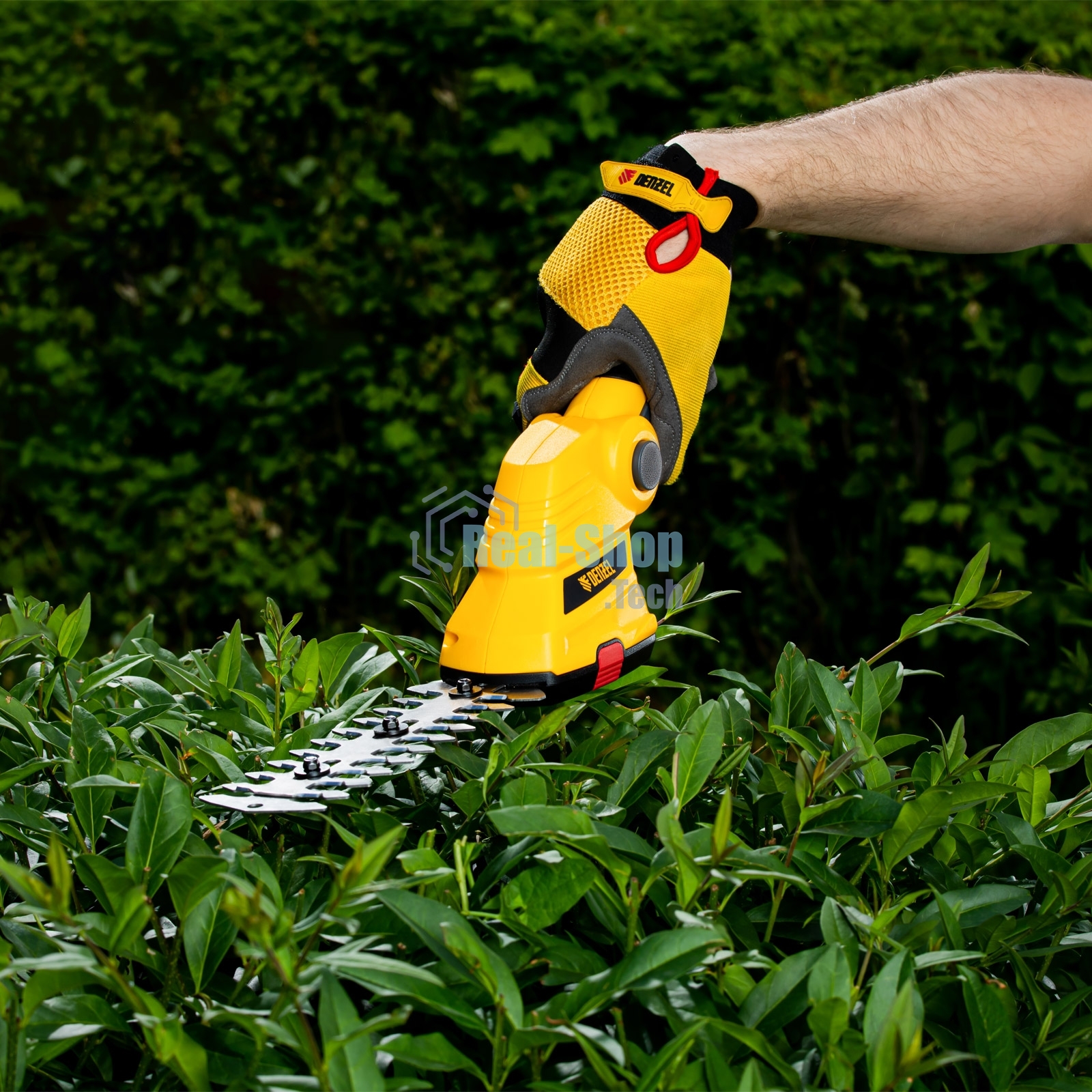 Ножницы-кусторез Denzel G801E с телескопической штангой аккумуляторные с акк. 7,2В Li-Ion 1,5 А·ч