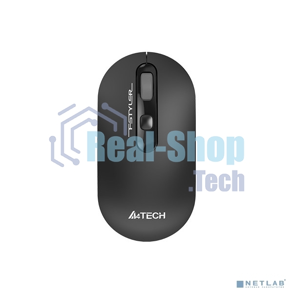 Мышь беспроводная A4Tech Fstyler FG20 серый, 2000 dpi, радиоканал, USB, кнопки - 4