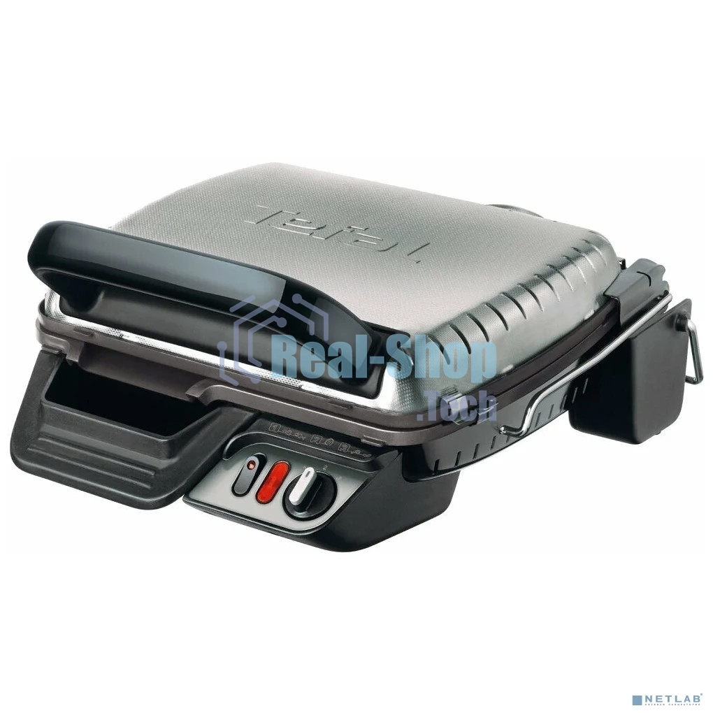 Гриль электрический Tefal GC306012 2000Вт серебристый
