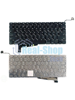 Клавиатура для ноутбука MacBook A1286 без SD плоский ENTER