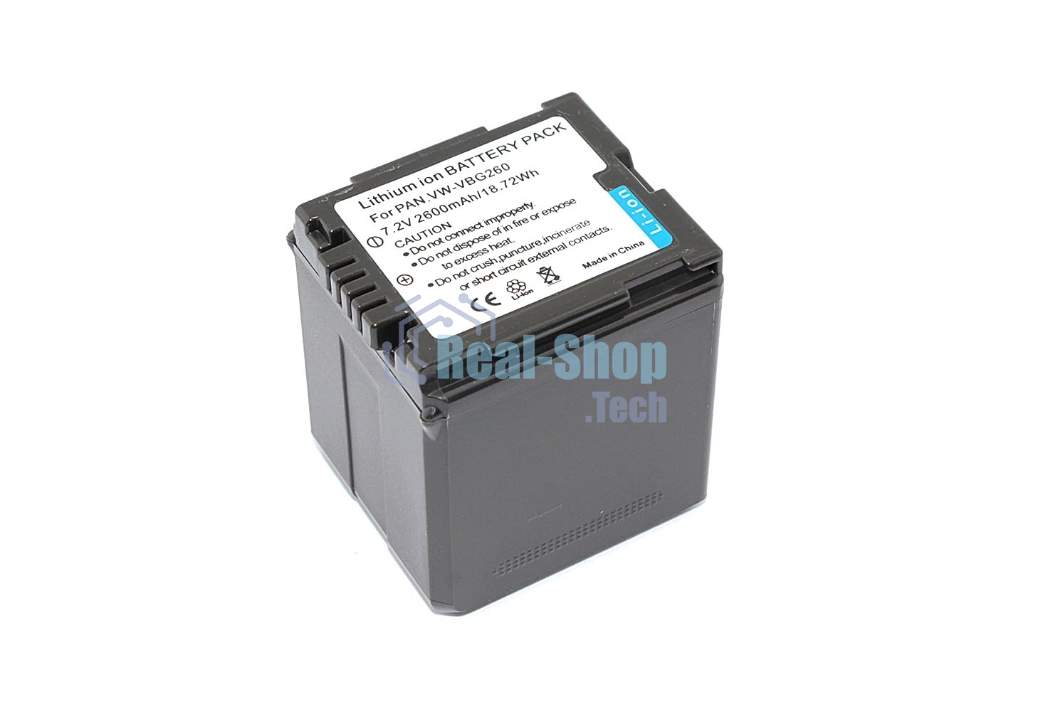 Аккумуляторная батарея для видеокамеры Panasonic AG-AC (VW-VBG260) 7.2V 2600mAh