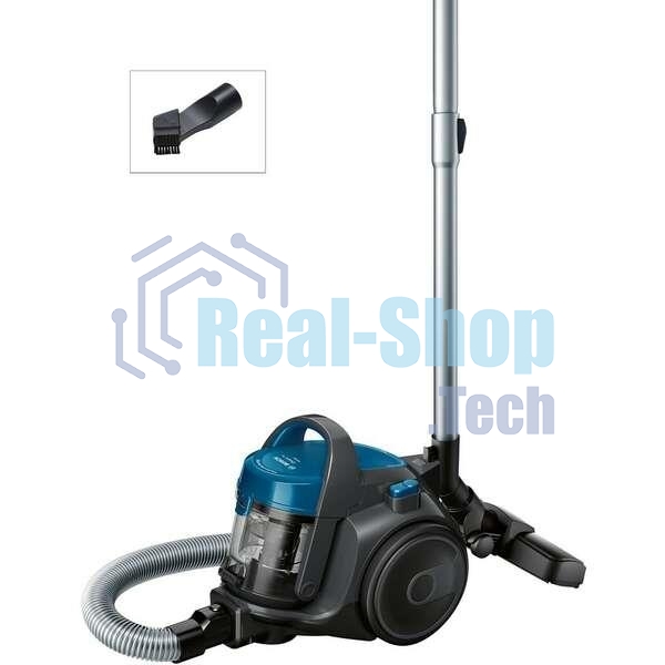 Пылесос Bosch BGS05A220 Global синий/серый, 700/800 Вт, уборка сухая, пылесборник контейнер 1.5 л