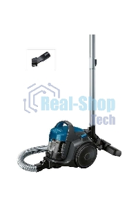 Пылесос Bosch BGS05A220 Global синий/серый, 700/800 Вт, уборка сухая, пылесборник контейнер 1.5 л