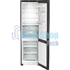 Холодильник Liebherr CBNbdc 573i-22 001 черный двухкамерный 255/94л морозилка снизу, No Frost