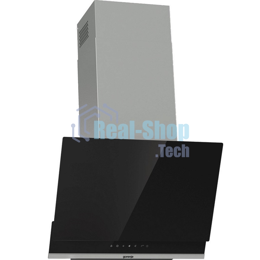 Вытяжка наклонная Gorenje WHI649X21P черный/серебристый, 60 см, 740 куб. м/ч, 67 дБ
