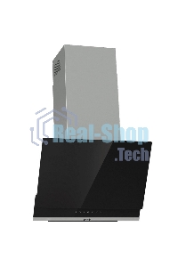 Вытяжка наклонная Gorenje WHI649X21P черный/серебристый, 60 см, 740 куб. м/ч, 67 дБ