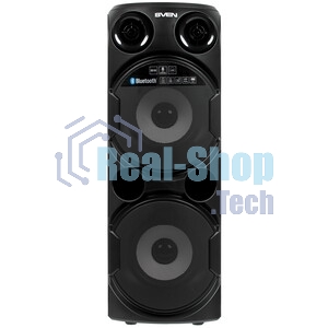 Колонка АС SVEN PS-750, черный (80 Вт, TWS, Bluetooth, FM, USB, microSD, LED-дисплей, 2х4400мА*ч)