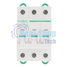 Автоматический выключатель Systeme Electric S9F22350 Systeme9 C 50A 3P 6kA 400В