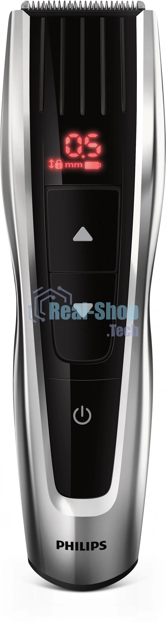 Машинка для стрижки Philips HC9420/15 серебристый/черный (насадок в компл:3шт)