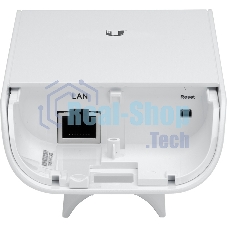 Точка доступа Ubiquiti LocoM2(EU) Wi-Fi и AirMAX. 802.11g/n, интегрированная антенна 8 дБ (45°*45°),10/100 RJ45 Ethernet