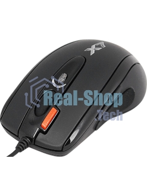 Мышь проводная A4Tech XL-750BK черный, 3600 dpi, USB, кнопки - 7