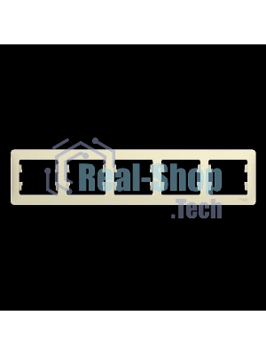 Рамка 5-м Glossa горизонт. беж. SchE GSL000205