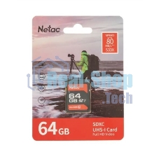 Флеш карта SDHC 64Gb Netac Class 10 UHS-I U1 P600 NT02P600STN-064G-R