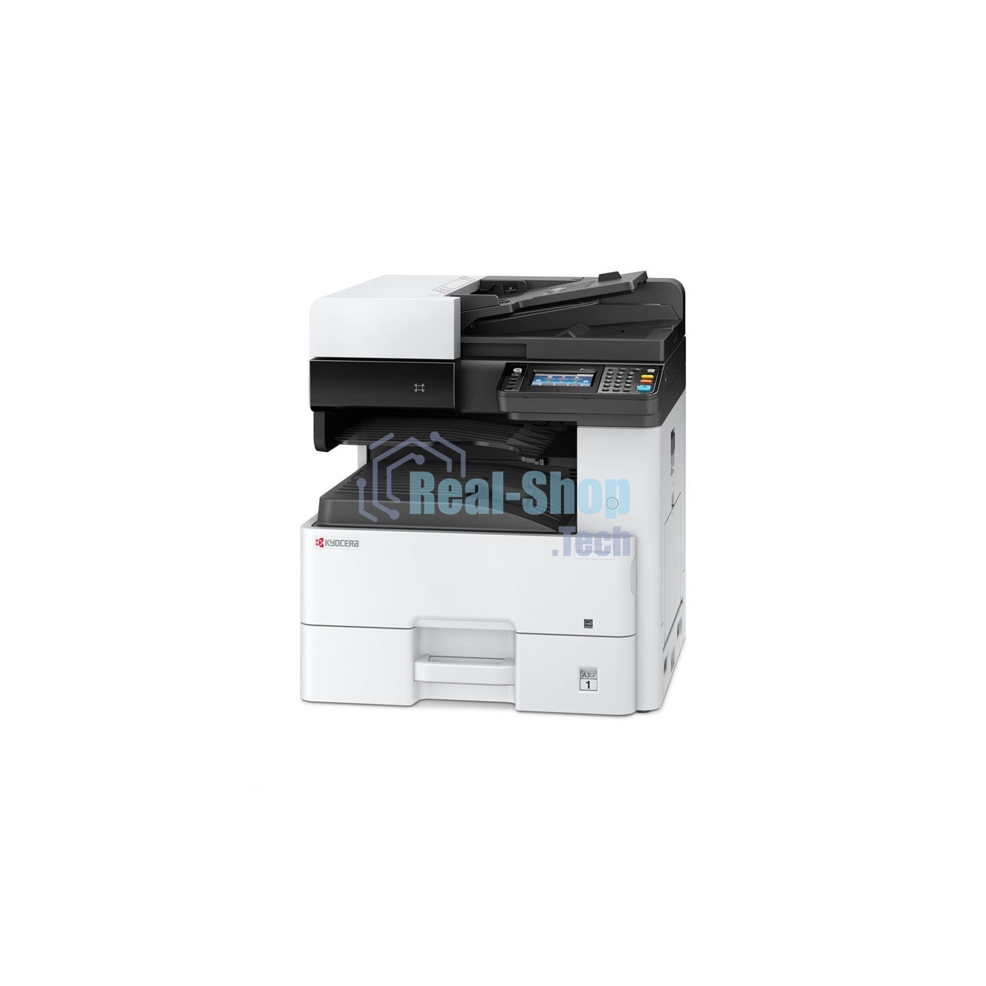 МФУ лазерное Kyocera Ecosys M4125idn (1102P23NL0/NL1), A3, ч/б, печ. до 25 стр/мин. (А4) до 12 стр/мин. (А3), скан. до 50 стр/мин., 1200 x 1200 dpi (печать) 600x600dpi (скан.), USB, RJ-45, NFC, Air Print, Mopria