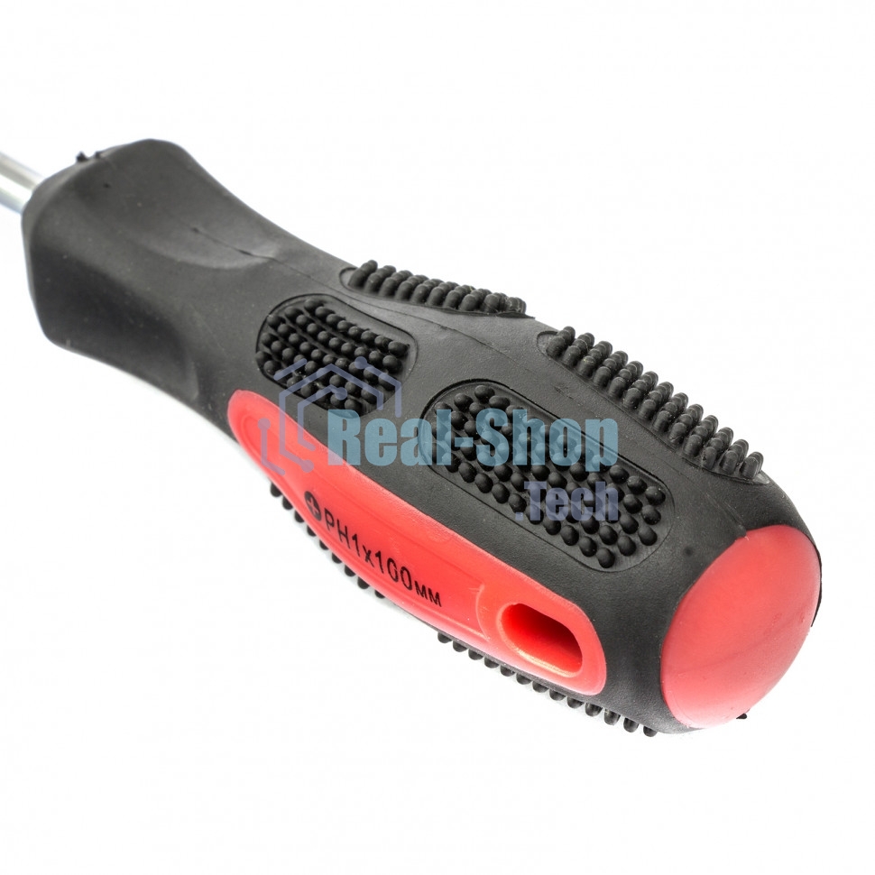 Отвертка Matrix Anti-Slip, PH1 х 100 мм, CrV, двухкомп. рукоятка