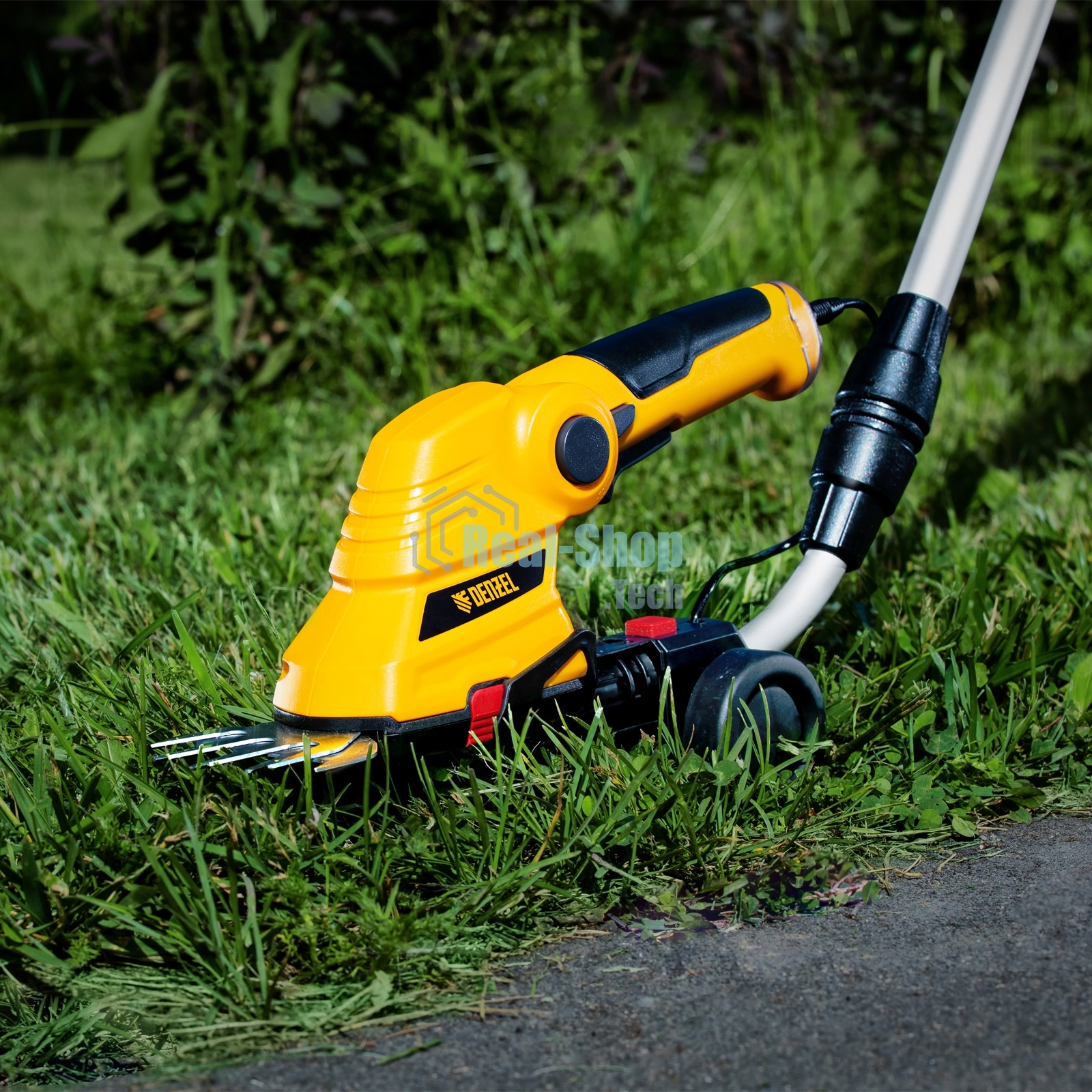 Ножницы-кусторез Denzel G801E с телескопической штангой аккумуляторные с акк. 7,2В Li-Ion 1,5 А·ч