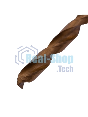 Сверло по металлу Matrix, 6,5 мм, HSS, нитридтитановое покрытие, цилиндрический хвостовик