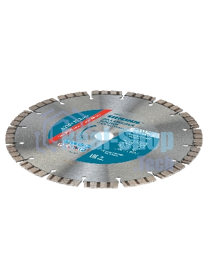 Диск алмазный Gross ф230х22,2 мм, лазерная приварка турбо-сегментов, сухое резание