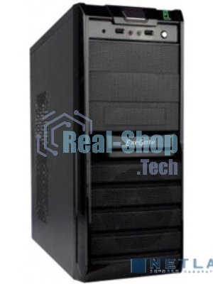 Компьютерный корпус ExeGate EX278399RUS Miditower ExeGate XP-329S Black, ATX, (XP500, Black,120мм), 2хUSB, Audio
