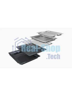 Духовой шкаф Bosch HSG7361B1 Home Connect!! Serie 8, черный, 21 режим + комбинированные режимы, функция приготовление на пару 100%, 4-слойное остекление, 3 цветных текстовых TFT-дисплея 2,5
