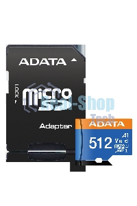 Флеш карта MICRO SDXC 512Gb AUSDX512GUICL10A1-RA1 ADATA