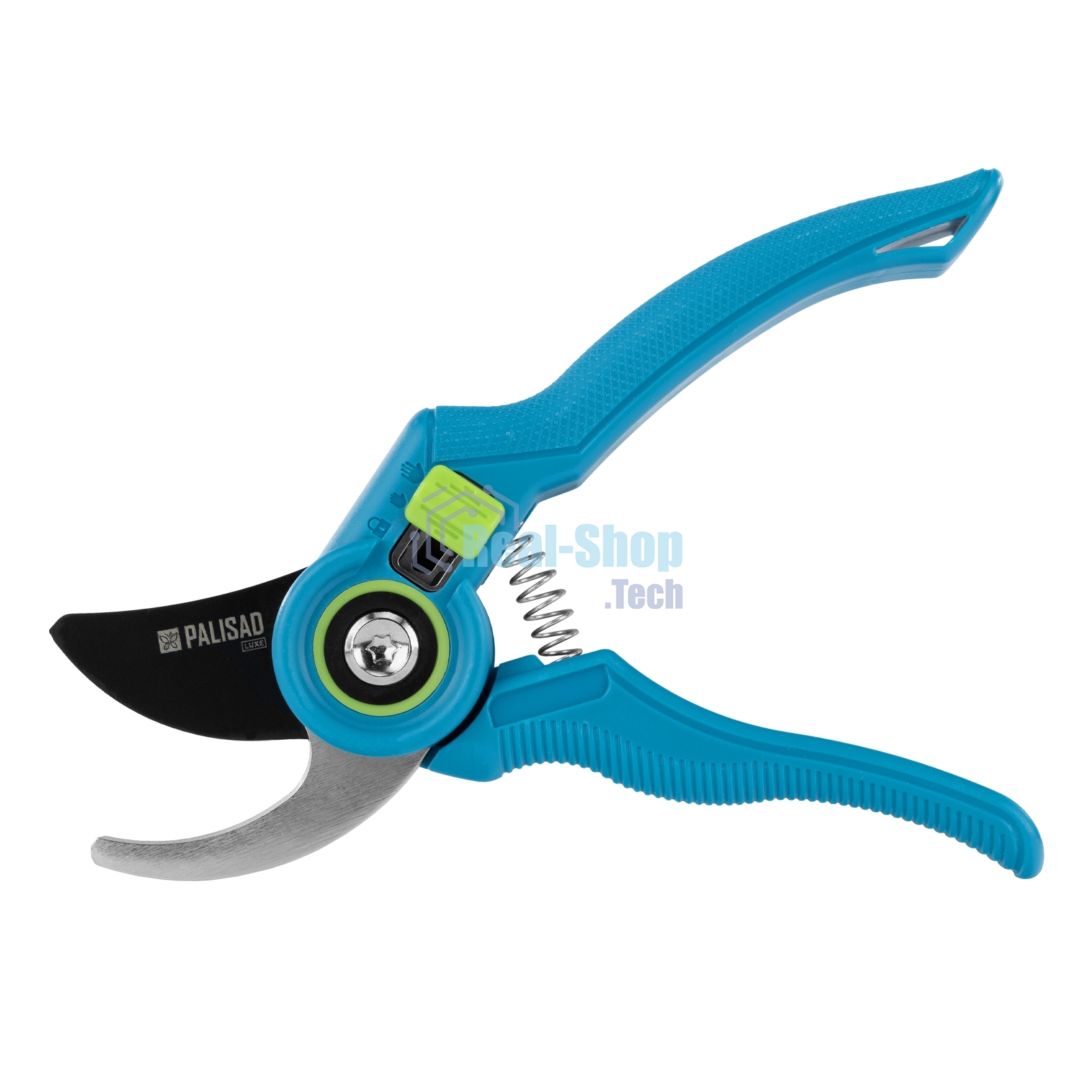 Секатор прямого реза Palisad LUXE 210 мм, регулировка захвата, пластиковые рукоятки