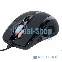 Мышь проводная A4Tech X-718BK черный, 3000 dpi, USB, кнопки - 7