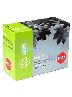 Картридж лазерный Cactus CS-EP52 черный (10000 стр.) для Canon LBP 1750/1760/1760E/1760N
