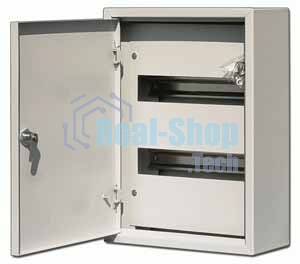 Корпус металлический навесной 400х300х120 24мод. IP31 ЩРН-24 DEKraft 30203DEK