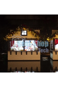 Гирлянда Neon-night Айсикл (бахрома) светодиодный, 4,0 х 0,6 м, черный провод каучук, 230 В, диоды желтые, 128 LED