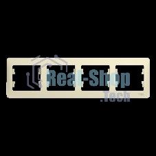 Рамка 4-м Glossa горизонт. беж. SchE GSL000204