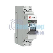 Выключатель автоматический EKF mcb4763-1-50C-pro 1P 50А (C) 4,5kA ВА 47-63 EKF PROxima