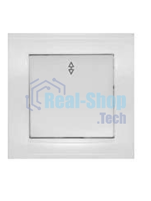 Выключатель проходной 1-кл. СП Бриллиант 10А IP20 белый Universal 7947373