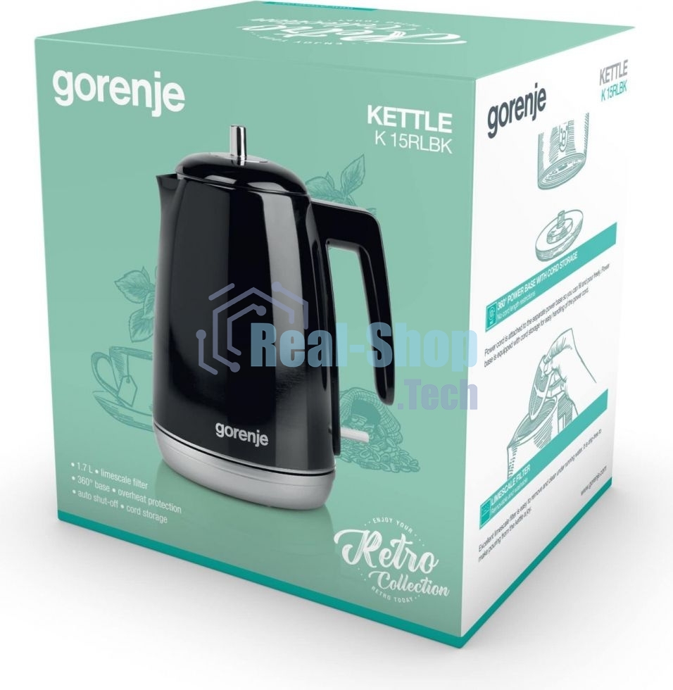 Чайник Gorenje K15RLBK