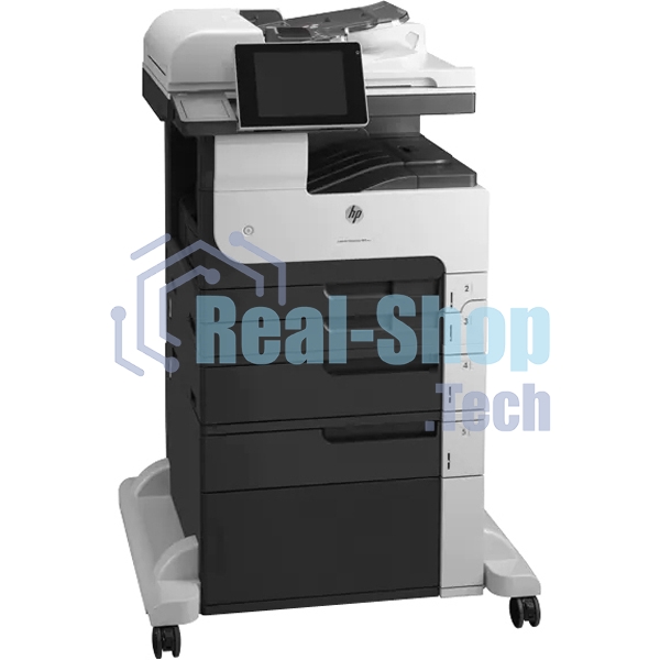 МФУ лазерное HP LaserJet Enterprise MFP M725f, лазерный принтер/сканер/копир/факс A3, 40ppm, 1200dpi, 1024Mb, 320Gb HDD, 5 trays 100+250+250+500+500, Cabinet, ADF100, Duplex, USB/LAN/FIH, Color LCD20i, 1y warr, repl. Q7830A M5035x, Q7831A M5035xs)