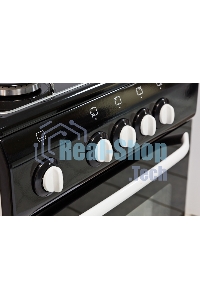 Плита газовая De Luxe 5040.38Г (Щ) черный, конфорок 4 шт, духовка 43 л, 50 см x 85 см x 50 см