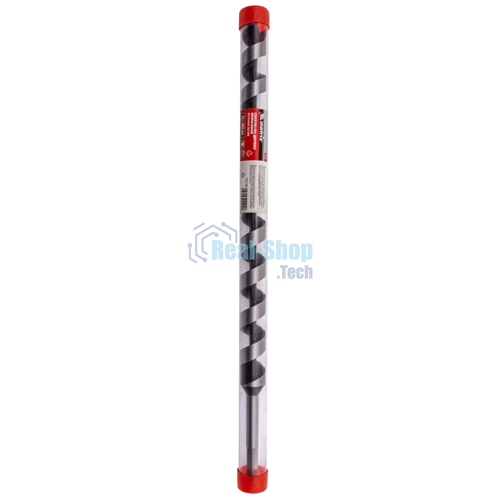 Сверло Matrix по дереву шнековое, 25x460 мм, 6-гранный хвостовик