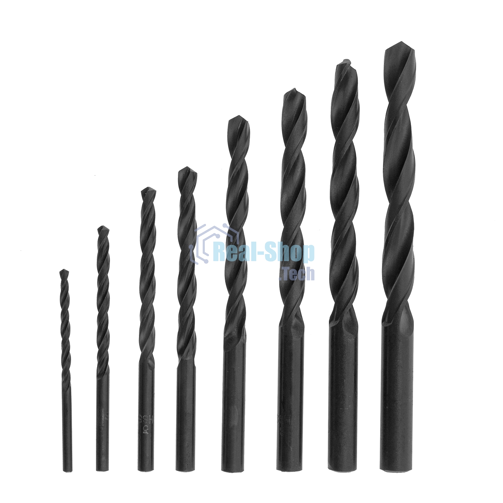 Набор сверл по металлу Sparta,3-10 мм, HSS,8 шт.цилиндрический хвостовик