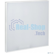 Светильник светодиодный ДВО Iek LDVO0-6575-40-6500-K01 6575 595х595х25мм 40Вт 6500К равномерная засветка опал аналог люм.свет. 4х18 накладных или в потолок Армстронг