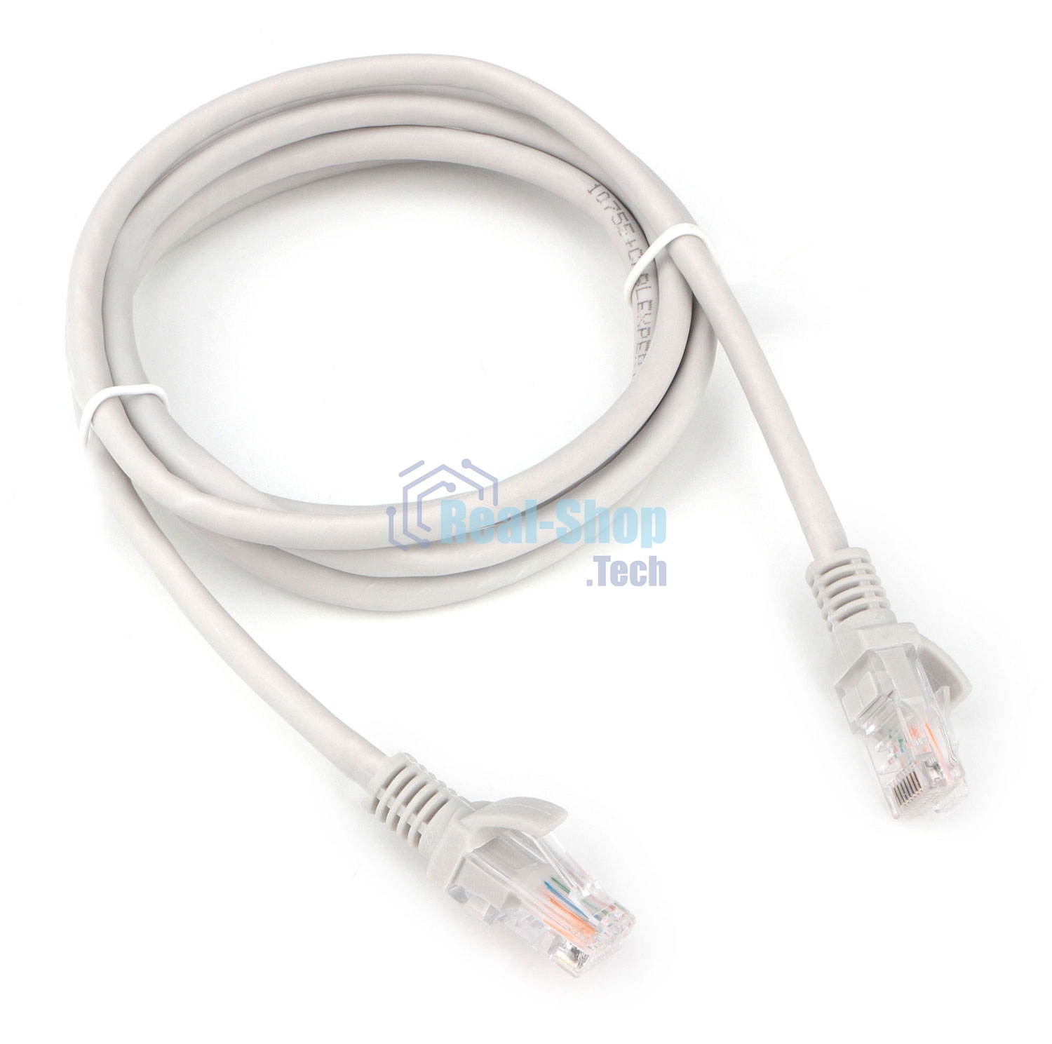 Патч-корд LSZH UTP Cablexpert PP31-1M cat.5e, 1м, литой, многожильный, серый