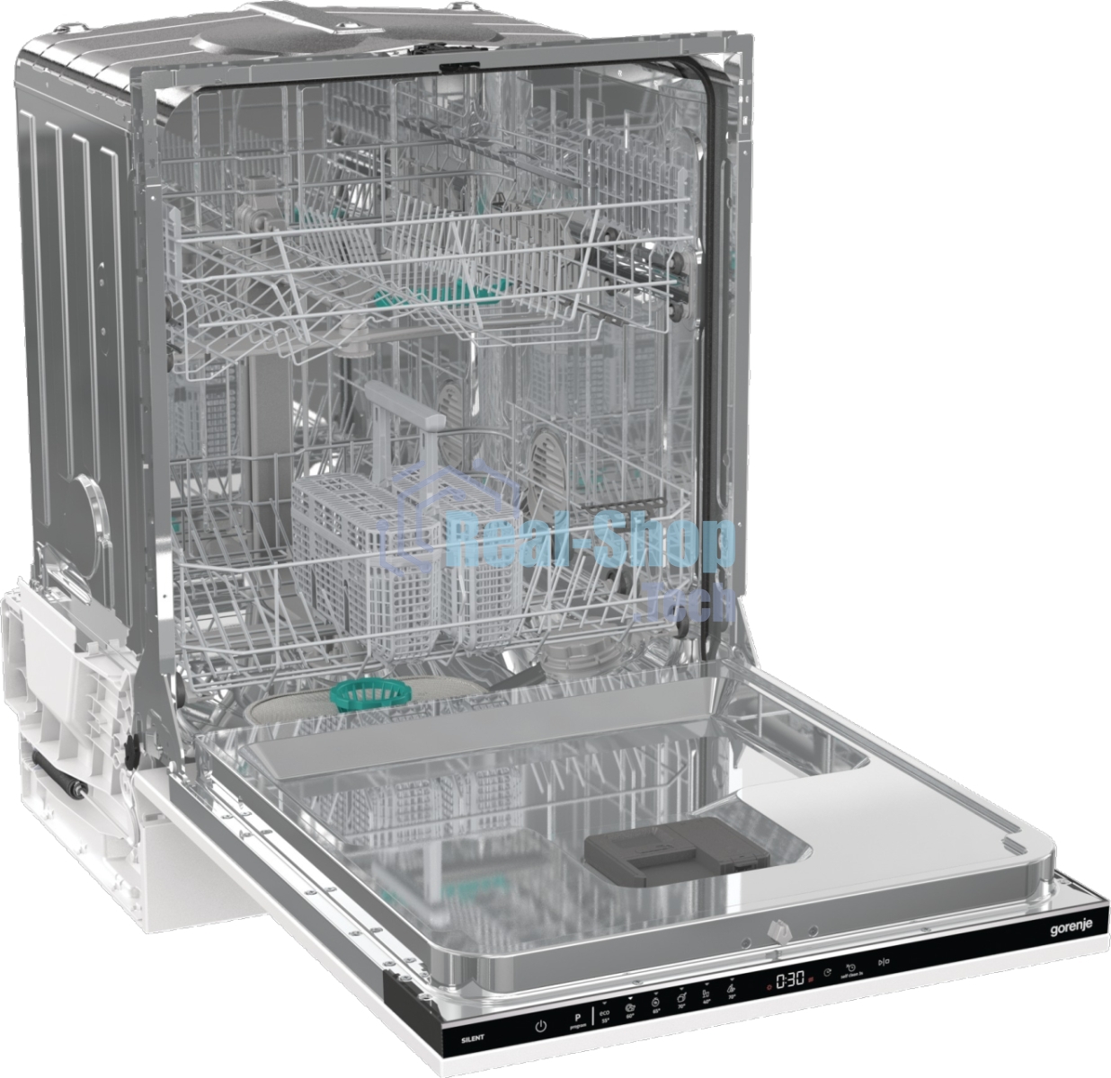 Встраиваемая посудомоечная машина Gorenje GV642E90, черный, 59.8 см, 13 компл., 47 дБ, класс A++